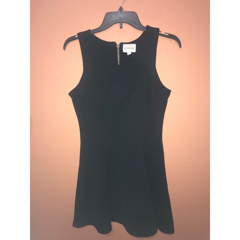 Black skater dress